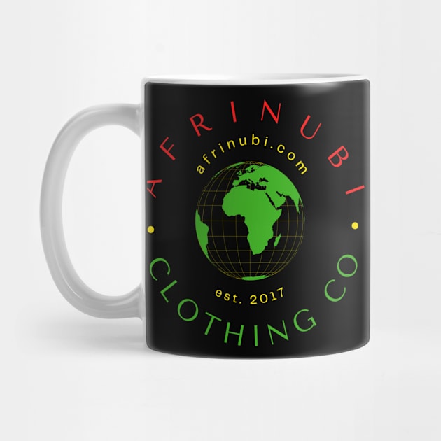 Afrinubi Clothing Company Logo - Rastafari Colors by Afrinubi™